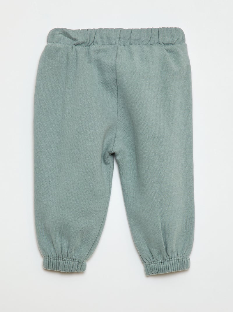 Sweatshirt fabric joggers Blue - Kiabi