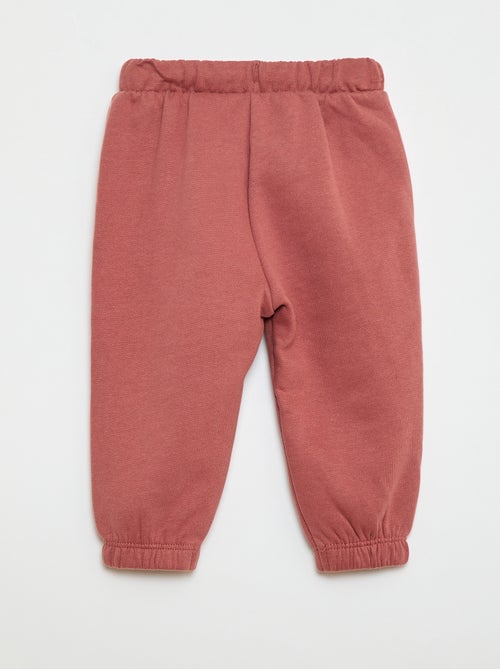 Sweatshirt fabric joggers - Kiabi