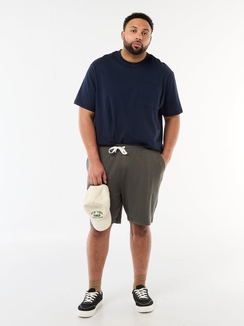 Sweatshirt fabric shorts - Kiabi