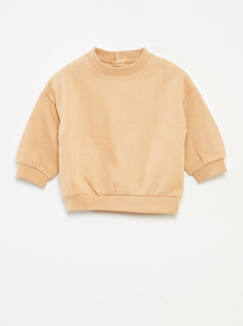 Sweatshirt fabric sweater + trousers set - 2-piece set - Kiabi