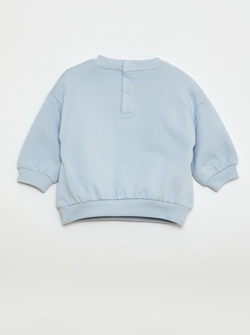 Sweatshirt fabric sweater + trousers set - 2-piece set - Kiabi
