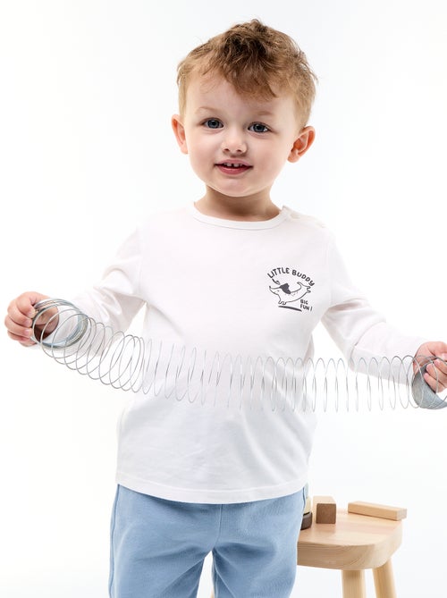 Sweatshirt + Joggers + T-shirt Set - 3 Pieces - Kiabi