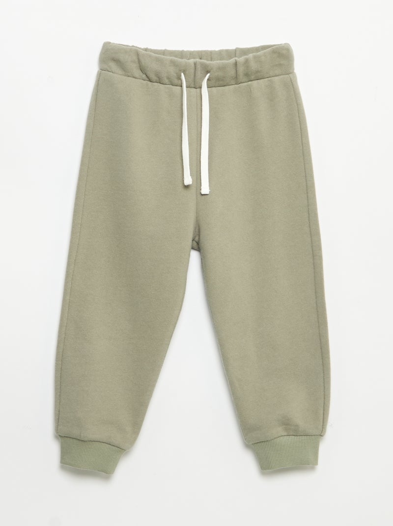 Sweatshirt + Joggers + T-shirt Set - 3 Pieces Khaki - Kiabi