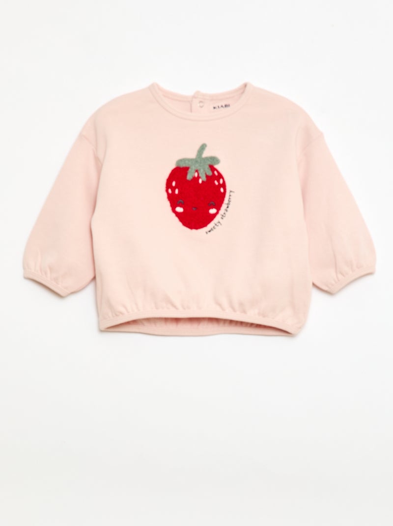 Sweatshirt & Jogging Pant Set Pink - Kiabi