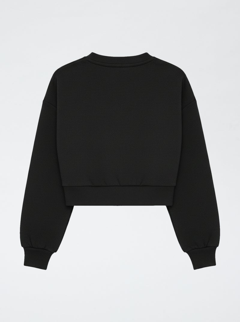 Sweatshirt 'KPop Demon Hunters' mit Rundhalsausschnitt Schwarz - Kiabi