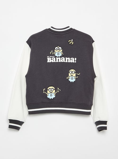Sweatshirt mit Knöpfen 'Minions' aus Molton - Kiabi