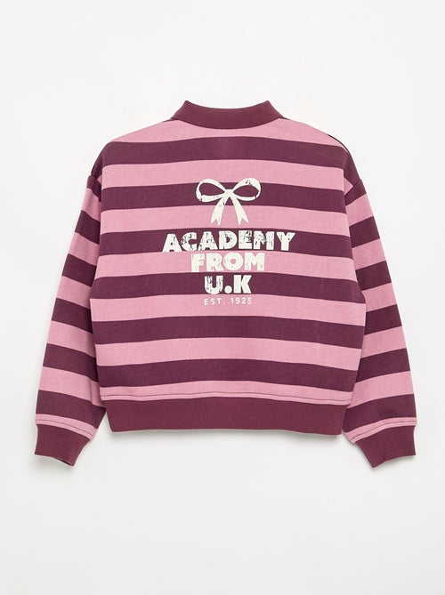 Sweatshirt mit Polokragen - Kiabi Sweatshirt mit Polokragen - Kiabi
