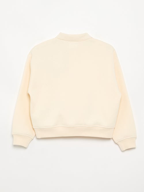Sweatshirt mit Polokragen - Kiabi Sweatshirt mit Polokragen - Kiabi
