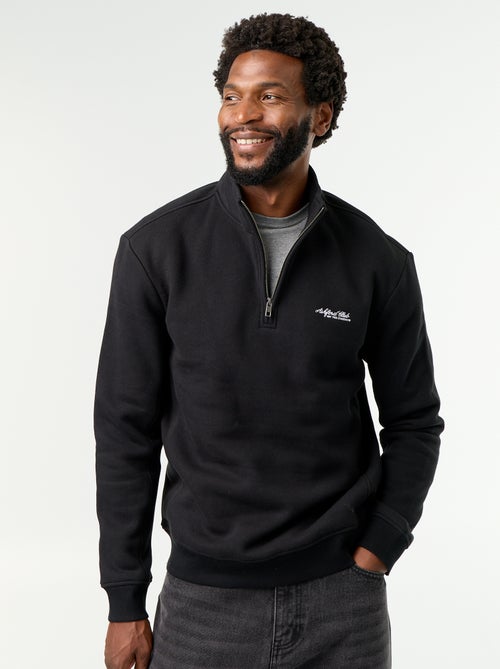 Sweatshirt mit Stehkragen - Kiabi