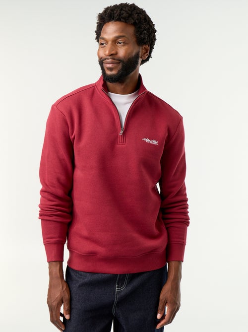 Sweatshirt mit Stehkragen - Kiabi