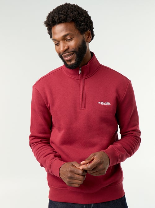 Sweatshirt mit Stehkragen - Kiabi