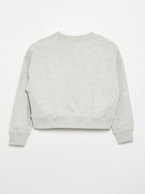 Sweatshirt mit Strass-Sternen - Kiabi