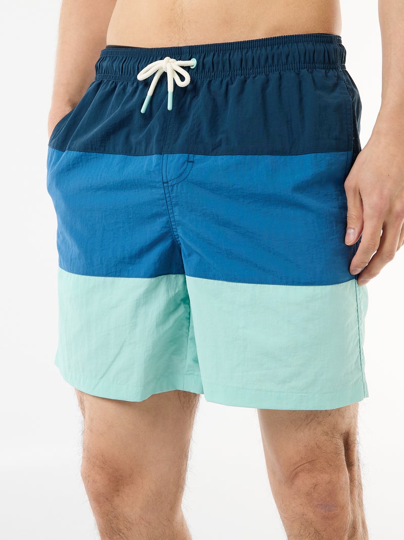 Swim Shorts with Pockets Blue - Kiabi