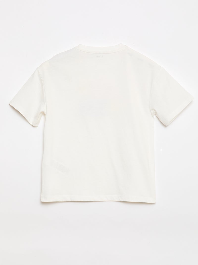 T-shirt - Easy-to-Wear Collection White - Kiabi