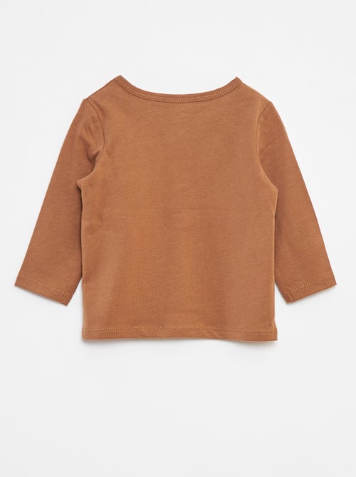 T-shirt à col tunisien - Kiabi