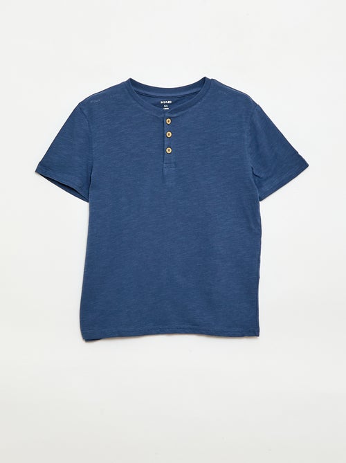 T-shirt à col tunisien - Kiabi