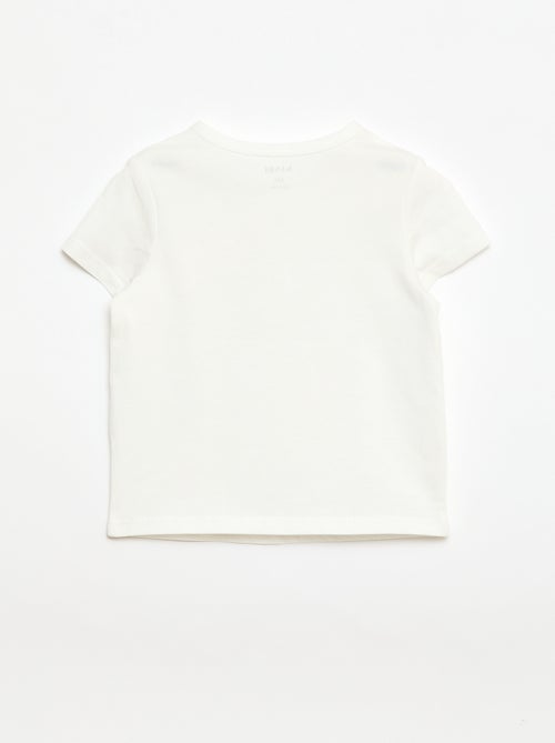 T-shirt à col tunisien boutonné - Kiabi