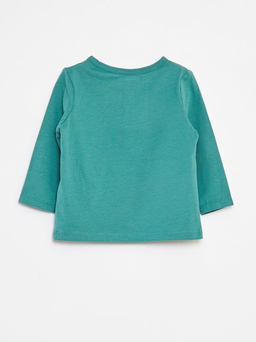 T-shirt à col tunisien - Kiabi