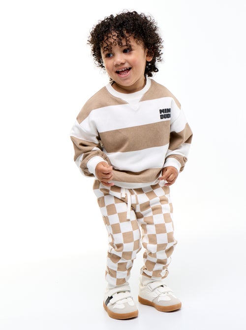 T-shirt a fantasia e a maniche corte - Kiabi