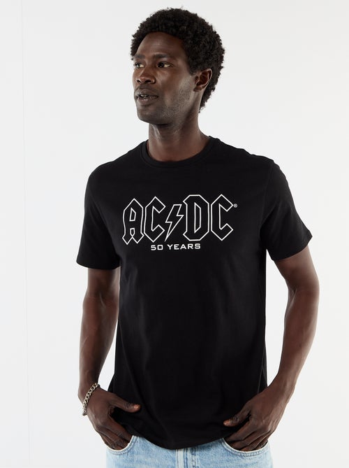 T-shirt à manches courtes 'AC/DC' - Kiabi