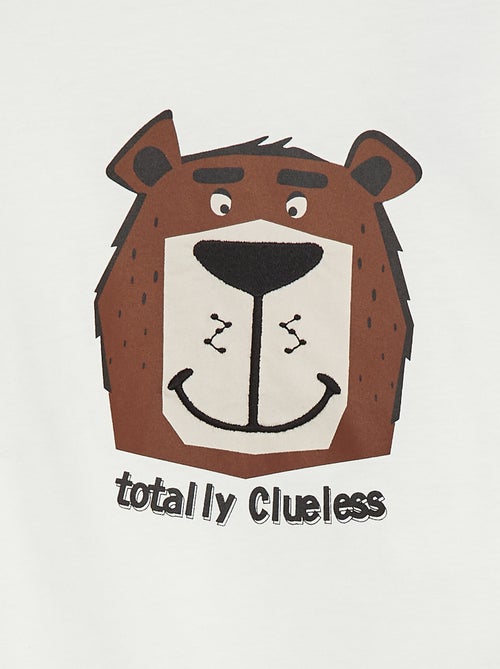 T-shirt à manches courtes avec animation - Kiabi
