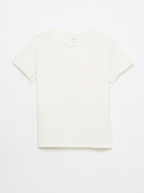 T-shirt à manches courtes avec animation - Kiabi