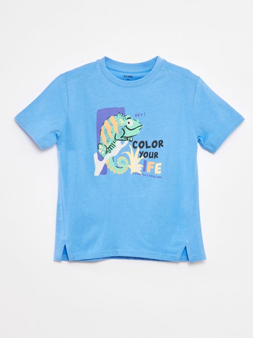 T-shirt à manches courtes avec animation - Kiabi