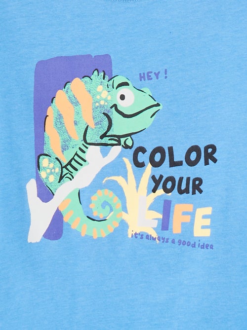 T-shirt à manches courtes avec animation - Kiabi