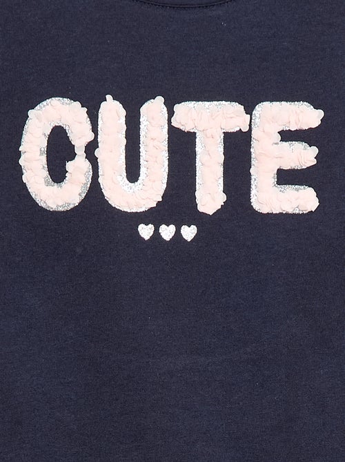 T-shirt à manches courtes avec animation - Kiabi