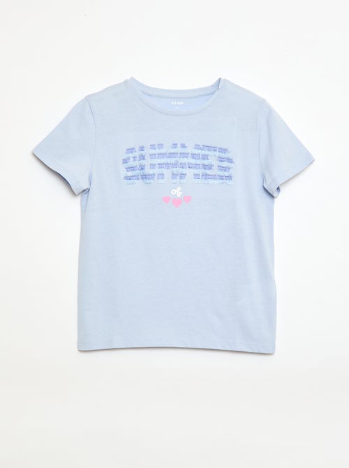T-shirt à manches courtes avec animation - Kiabi