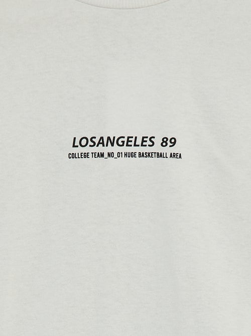 T-shirt à manches courtes avec animation - Kiabi