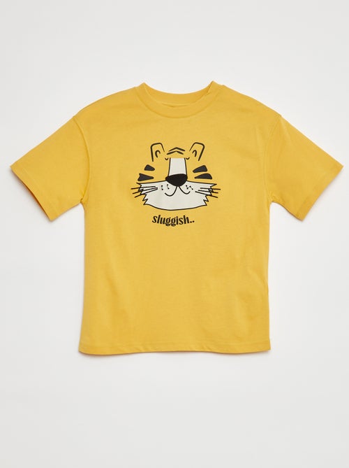 T-shirt à manches courtes avec animation - Kiabi