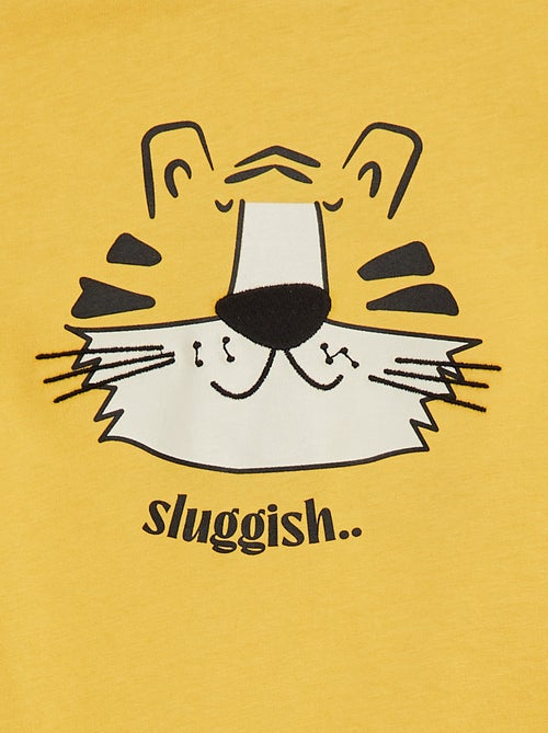 T-shirt à manches courtes avec animation - Kiabi