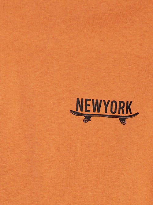 T-shirt à manches courtes avec animation - Kiabi