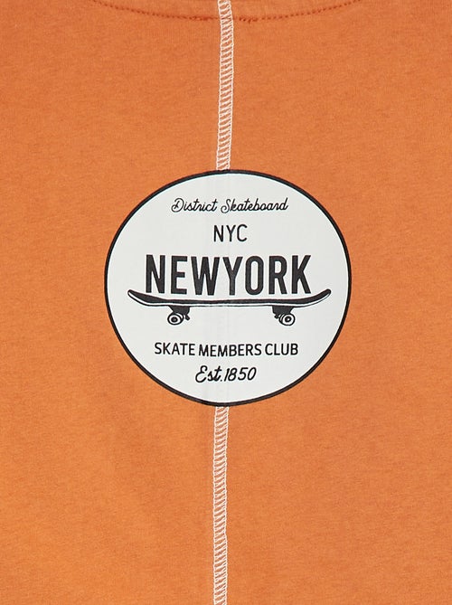 T-shirt à manches courtes avec animation - Kiabi