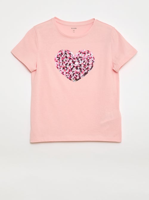 T-shirt à manches courtes avec animation - Kiabi