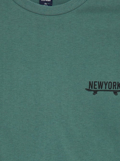 T-shirt à manches courtes avec animation - Kiabi