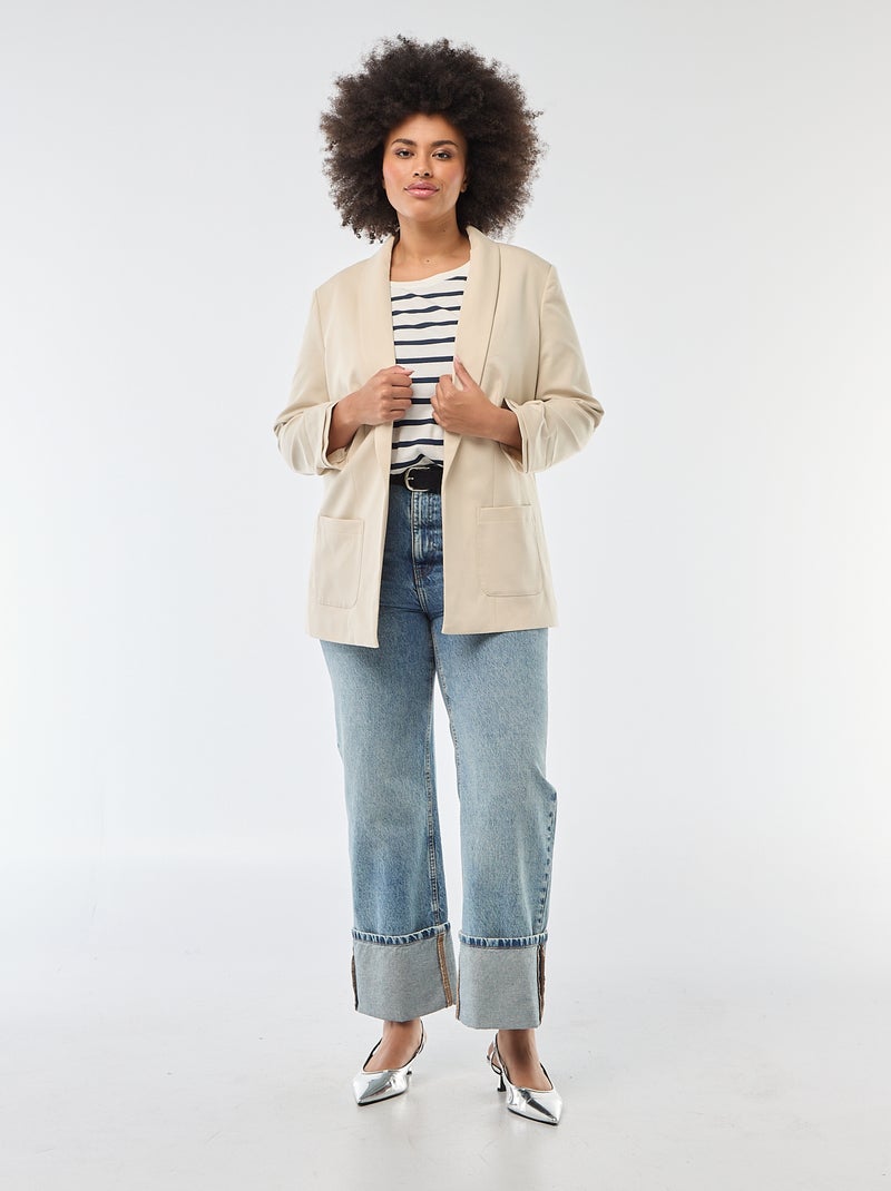 T-shirt à manches courtes avec imprimé Blanc - Kiabi