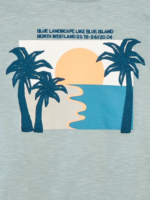 T-shirt à manches courtes avec imprimé - Kiabi