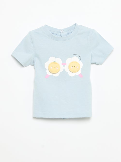 T-shirt à manches courtes avec imprimé - Kiabi