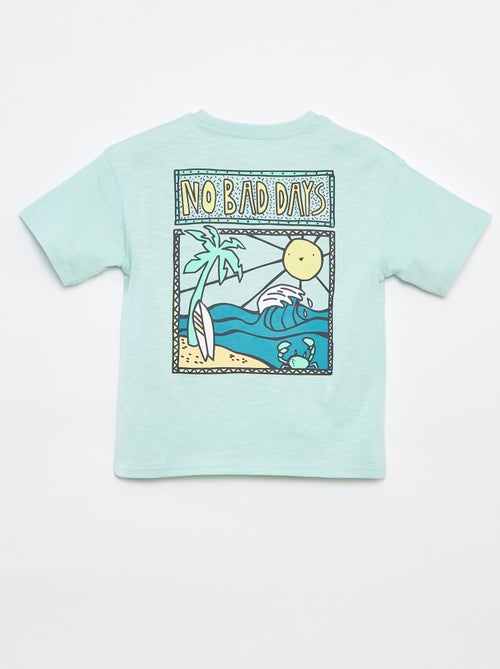 T-shirt à manches courtes avec imprimé - Kiabi