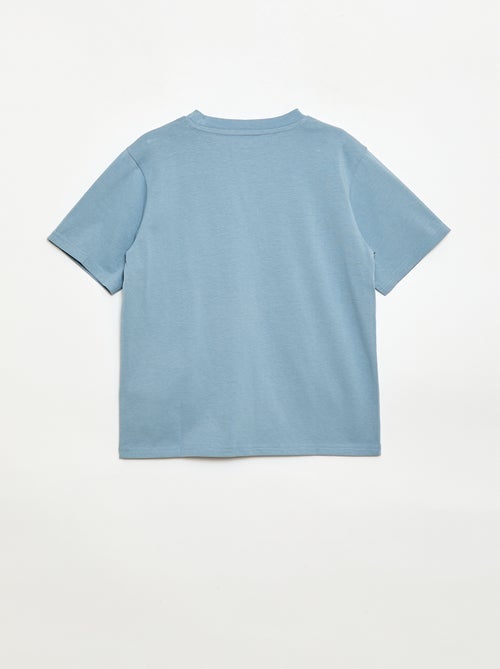 T-shirt à manches courtes brodé - Kiabi