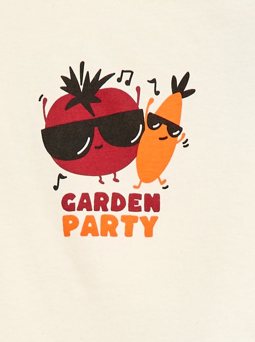 T-shirt à manches courtes en jersey de coton - Kiabi