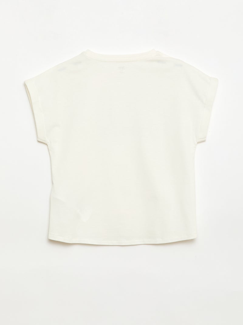 T-shirt à manches courtes 'Gabby et la maison magique' 'Universal' Blanc - Kiabi