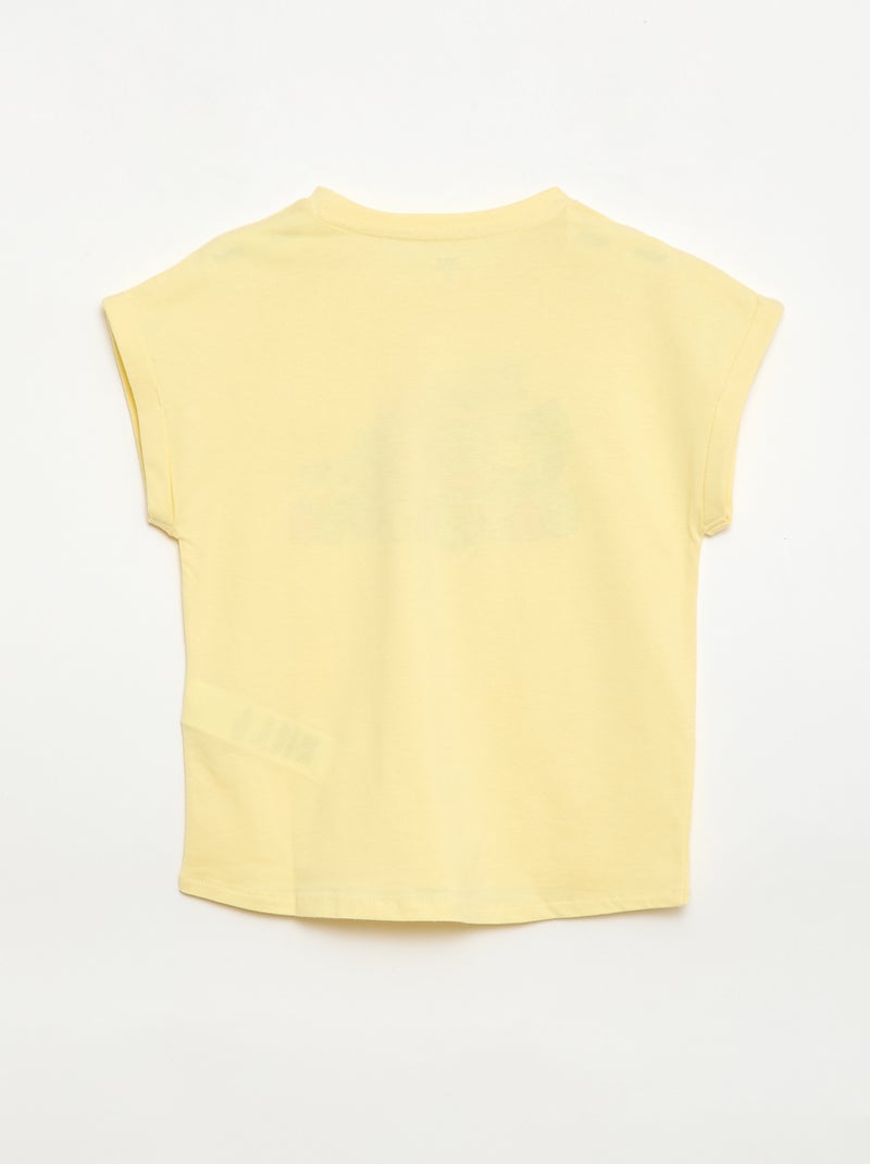 T-shirt à manches courtes 'Gabby et la maison magique' 'Universal' Jaune - Kiabi