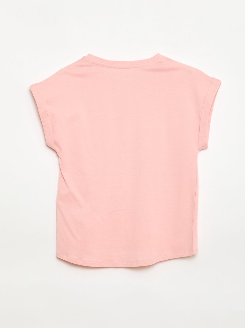 T-shirt à manches courtes 'Gabby et la maison magique' 'Universal' Rose - Kiabi