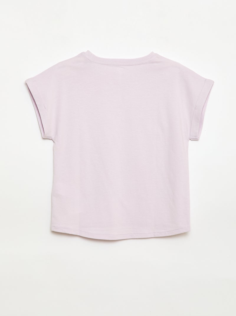 T-shirt à manches courtes 'Gabby et la maison magique' 'Universal' Violet - Kiabi