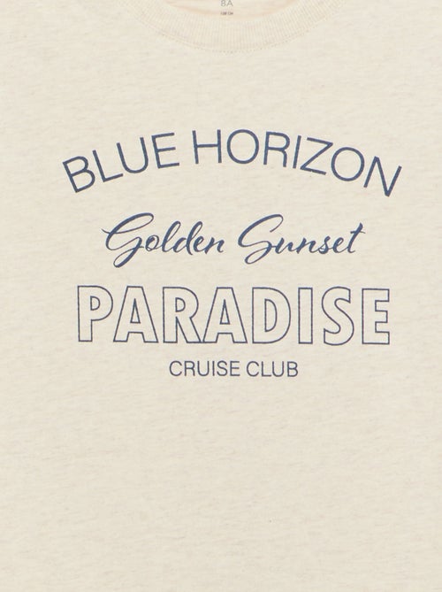 T-shirt à manches courtes imprimé - Kiabi