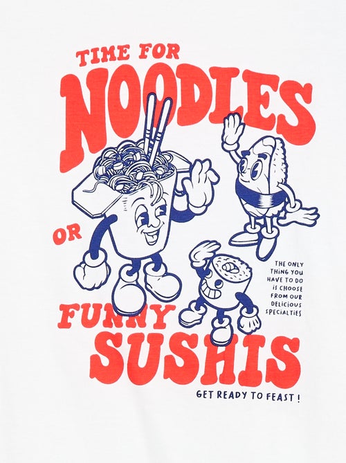 T-shirt à manches courtes imprimé - Kiabi