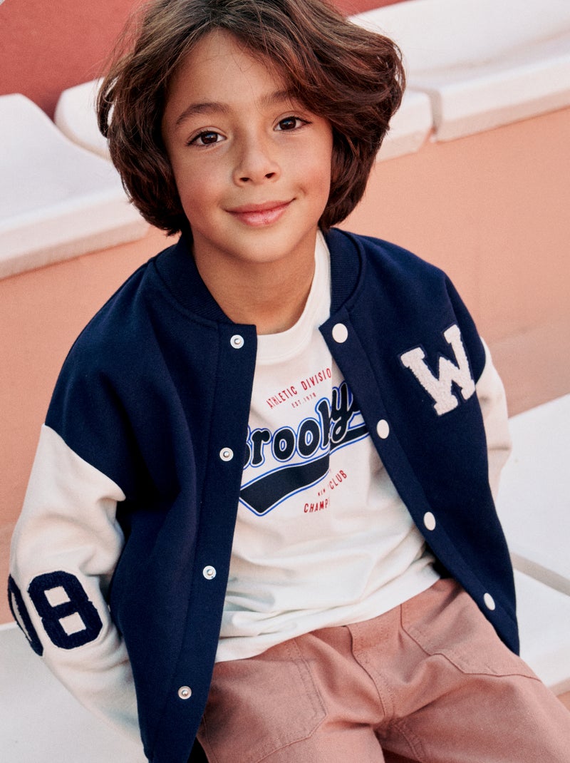 T-shirt à manches courtes imprimé Blanc - Kiabi